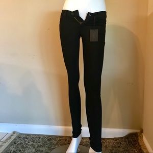 Flying Monkey Skinny Jeans in Black